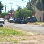 Viaturas do Batalhão de Choque e da Romu, na Vila Duque de Caxias, chamam atenção