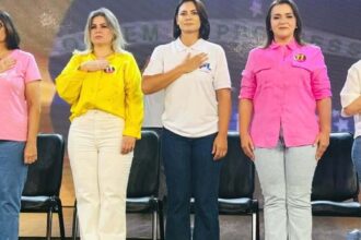 Adriane recebe apoio de Michelle Bolsonaro e lideranças conservadoras em evento com mais de 3 mil pessoas