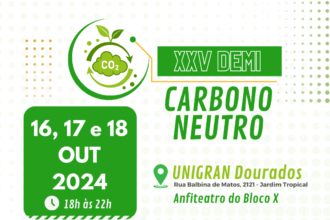 Evento gratuito sobre Carbono Neutro será realizado em Dourados na próxima semana