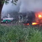 Incêndio destrói cinco veículos da Prefeitura de Bataguassu e polícia apura causa